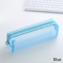 Load image into Gallery viewer, Transparent Pencil Case Large Capacity Pen Bag Examination Dedicated Nylon Mesh Pen Case Makeup Storage Stationery Box School Supplies