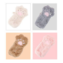 Load image into Gallery viewer, Cut Cat Paw Pencil Bag Soft Plush Cosmetics Pouch Large Capacity Pencil Case Pen Holder School Supplies Stationery Organizer