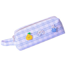 Load image into Gallery viewer, Large Capacity Double Layer Students Sweet JK Plaid Pattern Pencil Case Kawaii Large capacity Pencil Bag School Stationery Supplies