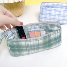 Load image into Gallery viewer, Large Capacity Double Layer Students Sweet JK Plaid Pattern Pencil Case Kawaii Large capacity Pencil Bag School Stationery Supplies
