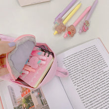 Load image into Gallery viewer, Large Capacity Schoolbag Pencil Case Pencil Bag Multi-function Canvas Pen Bag Cute Super Cute Pencil Box Pen Pencil