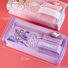 Load image into Gallery viewer, Large Capacity Ins Canvas Pencil Case Korean Cute Japanese Girl Small Fresh Primary School Student Junior Storage Bag