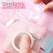 Load image into Gallery viewer, Large Capacity Ins Canvas Pencil Case Korean Cute Japanese Girl Small Fresh Primary School Student Junior Storage Bag