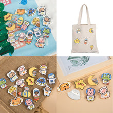 Load image into Gallery viewer, Cartoon Acrylic Astronaut Brooch Girl Accessories Clothes Bag Pendant Badge Pin Clothes Bags Decoration Accessory Gift