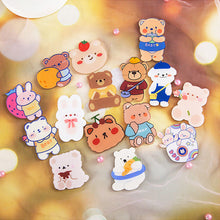 Load image into Gallery viewer, Cartoon Acrylic Bear Brooch Girl Accessories Clothes Bag Pendant Badge Pin Clothes Bags Decoration Accessory Gift
