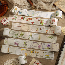 Load image into Gallery viewer, Plant Pattern Washi Tape Masking Tapes DIY Handmade Decorative Stickers For Journal Scrapbooking Office Supplies