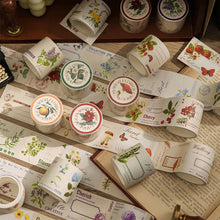 Load image into Gallery viewer, Plant Pattern Washi Tape Masking Tapes DIY Handmade Decorative Stickers For Journal Scrapbooking Office Supplies