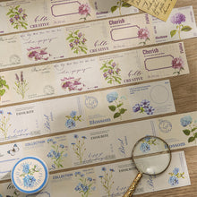Load image into Gallery viewer, Plant Pattern Washi Tape Masking Tapes DIY Handmade Decorative Stickers For Journal Scrapbooking Office Supplies