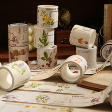 Load image into Gallery viewer, Plant Pattern Washi Tape Masking Tapes DIY Handmade Decorative Stickers For Journal Scrapbooking Office Supplies