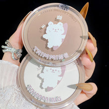 Load image into Gallery viewer, Cute Natural Trimming Plate Repair Matte Highlight Make Up Face Powder Cosmetic Waterproof Contour Bronzer Powder Palette