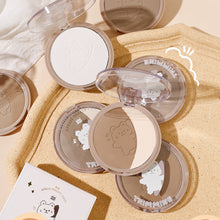 Load image into Gallery viewer, Cute Natural Trimming Plate Repair Matte Highlight Make Up Face Powder Cosmetic Waterproof Contour Bronzer Powder Palette