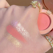Load image into Gallery viewer, 3 Colors Highlight Rouge Blusher Makeup Palette Blush Contour Palette Pearlescent Face Glitter Pigment Face Powder Cosmetics