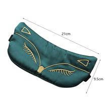 Load image into Gallery viewer, Simulation Silk Sleeping Mask Eye Bandage Night Mask Imitation Silk Eyes Cover Smooth for Women Men Fox Travel Relax Eyemask