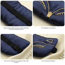 Load image into Gallery viewer, Simulation Silk Sleeping Mask Eye Bandage Night Mask Imitation Silk Eyes Cover Smooth for Women Men Fox Travel Relax Eyemask