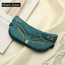 Load image into Gallery viewer, Simulation Silk Sleeping Mask Eye Bandage Night Mask Imitation Silk Eyes Cover Smooth for Women Men Fox Travel Relax Eyemask