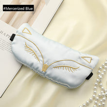 Load image into Gallery viewer, Simulation Silk Sleeping Mask Eye Bandage Night Mask Imitation Silk Eyes Cover Smooth for Women Men Fox Travel Relax Eyemask
