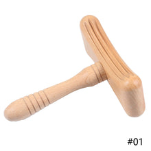 Load image into Gallery viewer, Wooden Lymphatic Drainage Beech Massager Body Sculpting Lazy Scraping Board Gua Sha Scraping Board Muscle Pain Relief