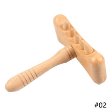 Load image into Gallery viewer, Wooden Lymphatic Drainage Beech Massager Body Sculpting Lazy Scraping Board Gua Sha Scraping Board Muscle Pain Relief