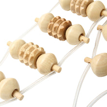 Load image into Gallery viewer, Multi-roller Pull-back Massager Wooden Relaxing Muscle Massager Portable Relieve Muscle Pain Neck Leg Back Pain Relief Tools