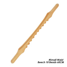 Load image into Gallery viewer, Massager for Body Natural Carbonized Wood Scraping Massage Stick Back Massager SPA Therapy Tool Point Beech Scraping Stick