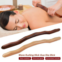 Load image into Gallery viewer, Massager for Body Natural Carbonized Wood Scraping Massage Stick Back Massager All-purpose Meridian Dredging Beech Scraping Stick