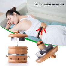Load image into Gallery viewer, Moxibustion Box Adjustable Temperature Moxa Heat Tank with Wearable Rope Moxa Box Pain Relief Moxa Cone Burner Warm Massager