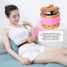 Load image into Gallery viewer, Moxibustion Box Adjustable Temperature Moxa Heat Tank with Wearable Rope Moxa Box Pain Relief Moxa Cone Burner Warm Massager