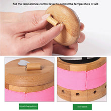 Load image into Gallery viewer, Moxibustion Box Adjustable Temperature Moxa Heat Tank with Wearable Rope Moxa Box Pain Relief Moxa Cone Burner Warm Massager
