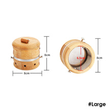 Load image into Gallery viewer, Moxibustion Box Adjustable Temperature Moxa Heat Tank with Wearable Rope Moxa Box Pain Relief Moxa Cone Burner Warm Massager