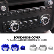 Load image into Gallery viewer, 3Pcs/4Pcs Car Air Conditioning Sound Knob Cover Interior Decoration For BMW 3 Series 2005-2013 E90 E91 E92 E93 320i 325i