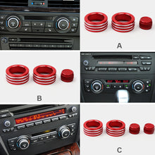 Load image into Gallery viewer, 3Pcs/4Pcs Car Air Conditioning Sound Knob Cover Interior Decoration For BMW 3 Series 2005-2013 E90 E91 E92 E93 320i 325i