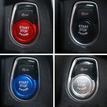 Load image into Gallery viewer, 2Pcs Car Engine Ignition Start Stop Ring Case Sticker Styling For BMW 1 Series 2 Series Station Wagon 3 Series 4 Series X1 X2 Button Decoration Switch Accessories Covers