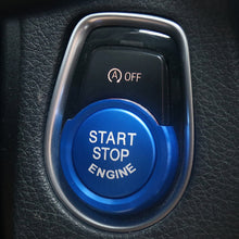 Load image into Gallery viewer, 2Pcs Car Engine Ignition Start Stop Ring Case Sticker Styling For BMW 1 Series 2 Series Station Wagon 3 Series 4 Series X1 X2 Button Decoration Switch Accessories Covers