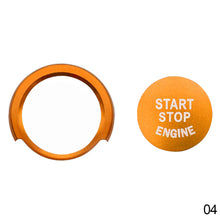 Load image into Gallery viewer, 2Pcs Car Engine Ignition Start Stop Ring Case Sticker Styling For BMW 1 Series 2 Series Station Wagon 3 Series 4 Series X1 X2 Button Decoration Switch Accessories Covers