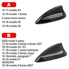 Load image into Gallery viewer, Carbon Fiber Antenna Cover Real Shark Fin For BMW 1 2 3 4 5 Series GT7 Series X1 X3 X5 X6 X4 M2 M3 M4