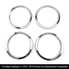 Load image into Gallery viewer, 4Pcs Speaker Box Plated Ring Interior Frame for Nissan Qashqai J11 2014 - 2019 Chrome Car Styling Sticker Accessories