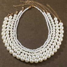 Load image into Gallery viewer, Retro Pearl Necklace Simple Temperament Fashion Small Fresh Pearl Necklace Jewelry Accessories for Women