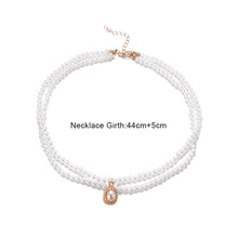 Load image into Gallery viewer, Multi-layer Pearl Necklace Pearl Chain Collarbone Chain Fashion Temperament Necklace Jewelry Accessories for Women