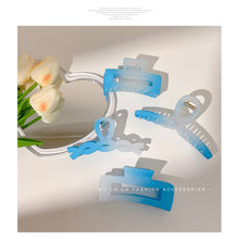 Load image into Gallery viewer, Candy Gradient Hair Clip Large Frosted Hairpin Shark Clip Headgear Colorful Hairpin Simple Fashion Hair Accessories