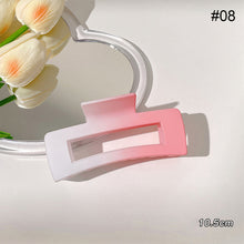 Load image into Gallery viewer, Candy Gradient Hair Clip Large Frosted Hairpin Shark Clip Headgear Colorful Hairpin Simple Fashion Hair Accessories