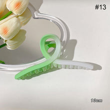 Load image into Gallery viewer, Candy Gradient Hair Clip Large Frosted Hairpin Shark Clip Headgear Colorful Hairpin Simple Fashion Hair Accessories