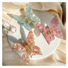 Load image into Gallery viewer, Vintage Butterfly Hair Clip Acetate Plate Hair Clip Hairpin Simple All-match Hair Accessories for Women