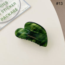 Load image into Gallery viewer, Acetate Plate Hair Clip Shark Clip Hairpin Simple Temperament Hair Clip All-match Hair Accessories