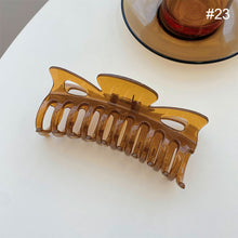 Load image into Gallery viewer, Acetate Plate Hair Clip Shark Clip Hairpin Simple Temperament Hair Clip All-match Hair Accessories