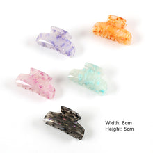 Load image into Gallery viewer, Acetate Plate Hair Clip Hairpin Simple Temperament Hollow Hair Clip All-match Hair Accessories for Women