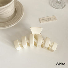 Load image into Gallery viewer, Frosted Cream Hair Clip Cute Wavy All-match Grab Clip Hairpin Simple Fashion Simple Hair Accessories for Women
