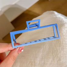 Load image into Gallery viewer, Frosted Metal Gradient Shark Clip Hair Clip Temperament Simple Grab Clip Niche Hair Accessories for Women