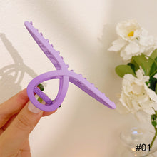Load image into Gallery viewer, Frosted Metal Gradient Shark Clip Hair Clip Temperament Simple Grab Clip Niche Hair Accessories for Women
