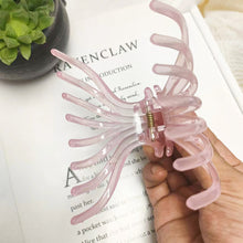 Load image into Gallery viewer, Large Jelly-colored Plate Hair Hairpin Casual Hair Clip Temperament Fashion All-match Hair Accessories