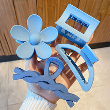 Load image into Gallery viewer, Klein Blue Hair Clip Simple Temperament Hair Clip Acrylic Plate Hair Hairpin All-match Hair Accessories for Women